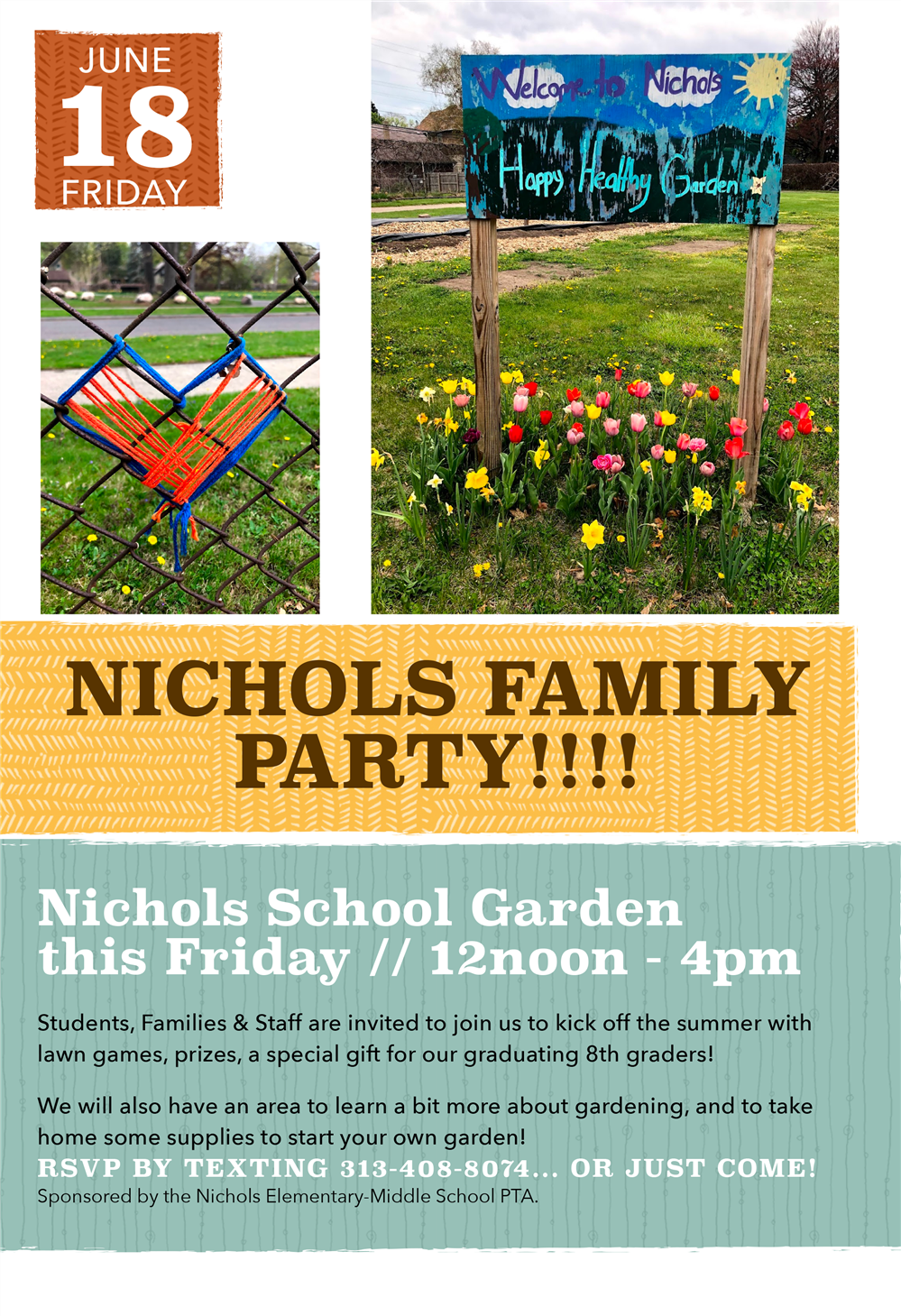  Flyer for Nichols Garden Party